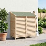 vidaXL Abri de jardin Naturel 106 x 56 x 113 5 cm Bois de Sapin Massif