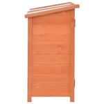 vidaXL Abri de stockage de jardin 120x50x91 cm Bois