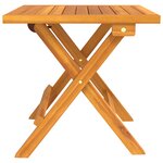 vidaXL Ensemble de 3 transats avec table d'appoint en bois d'acacia massif