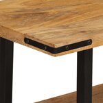 vidaXL Table console 180x35x70 cm bois de manguier massif