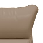 vidaXL Fauteuil Relaxant en Similicuir Cappuccino