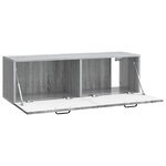 vidaXL Meuble TV mural Sonoma gris 98 x 31 x 30 cm Bois d'ingénierie