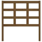 vidaXL Tête de lit Marron miel 95 5x4x100 cm Bois massif de pin