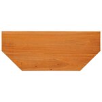 vidaXL Meuble TV Naturel 100 x 40 5 x 46 cm Bois de Mahogany Massif
