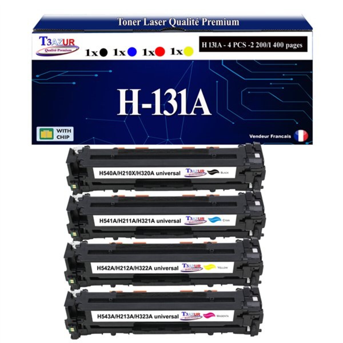 HP 131A (CF210A) Original Toner (für HP LaserJet Pro 200 Color M251