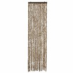 vidaXL Moustiquaire Beige et marron 56x185 cm Chenille