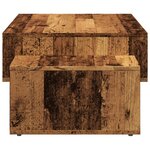 vidaXL Table basse vieux bois 105x55x32 cm bois d'ingénierie