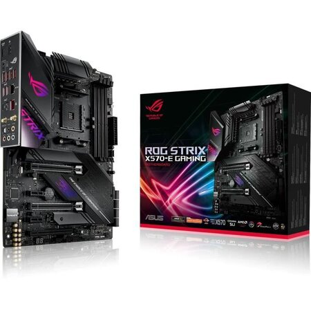 Asus rog strix x570-e gaming amd x570 emplacement am4 atx