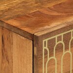 vidaXL Armoire latérale 40x33x75 cm bois massif de manguier
