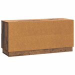 vidaXL Meuble TV Bois ancien 102 x 34 5 x 47 cm Bois d'ingénierie