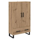 vidaXL Haut Armoire avec tiroir Chêne artisanal 69 5 x 30 x 115 cm