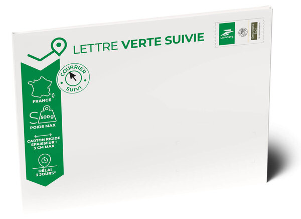 Pr t Poster Lettre Verte Suivie S Pochette Cartonn e 33 X 25 Cm 