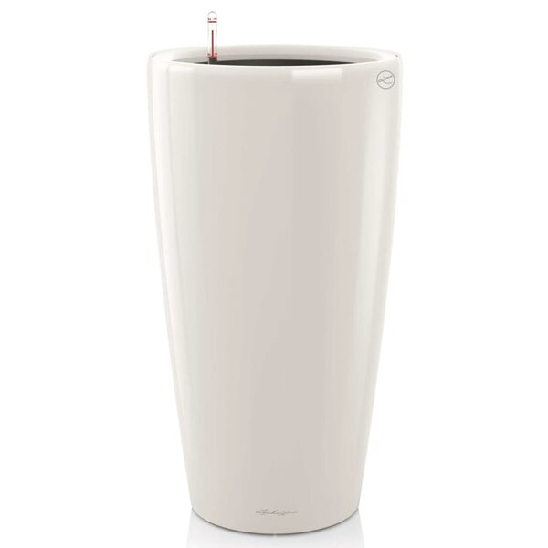 LECHUZA Jardinière Rondo 32 ALL-IN-ONE Blanc haute brillance 15780