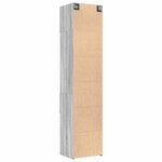 vidaXL Armoire de rangement mince sonoma gris 50x42 5x225 cm