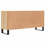 vidaXL Meuble TV chêne sonoma 103 5x30x50 cm bois d'ingénierie