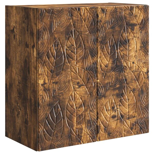 vidaXL Armoire Murale 59 x 31 x 60 cm Bois d'ingénierie Chêne fumé