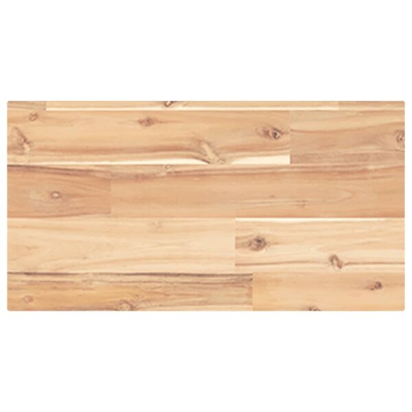 vidaXL Dessus de table 60x20x2 cm rectangulaire bois massif d'acacia