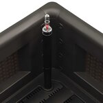vidaXL Lit surélevé de jardin système d'arrosage Anthracite 43x43x33cm