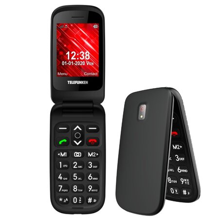 Téléphone portable senior telefunken s440 noir