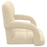 vidaXL Chaise de sol réglable avec accoudoir