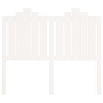 vidaXL Tête de lit Blanc 126x4x110 cm Bois massif de pin