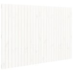 vidaXL Tête de lit murale Blanc 166x3x110 cm Bois massif de pin