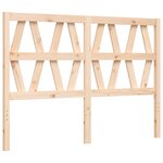 vidaXL Cadre de lit sans matelas bois massif