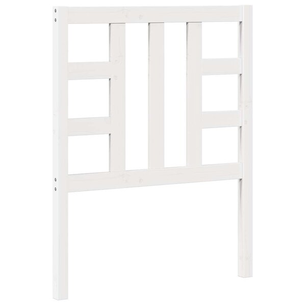 vidaXL Tête de lit Blanc 81x4x100 cm Bois massif de pin