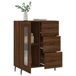 vidaXL Buffet chêne marron 69 5x34x90 cm bois d'ingénierie
