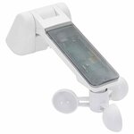 vidaXL Auvent retractable automatique avec LED à rayures rouges et blanches 500 x 300 cm