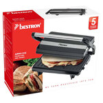 Bestron gril de panini noir 700 w apm123z
