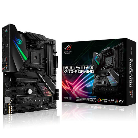 Asus rog strix x470-f gaming amd x470 emplacement am4 atx