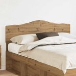vidaXL Tête de lit Chêne artisanal 160 cm Bois d'ingénierie