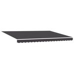 vidaXL Auvent rétractable automatique anthracite 450x300 cm
