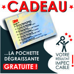 Numéro 9 - Numéro adhésif pour boîtes aux lettres- Pierre véritable 50 mm  LAVE