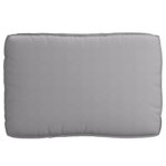 vidaXL Coussin pour assise de palette Gris 120 x 80 x 12 cm