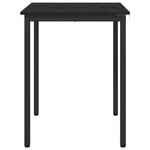 vidaXL Table de salle à manger / Table de repas MÉTAL