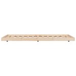 vidaXL Cadre de lit 100x200 cm bois de pin massif
