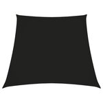 vidaXL Voile de parasol Tissu Oxford trapèze 3/5x4 m Noir