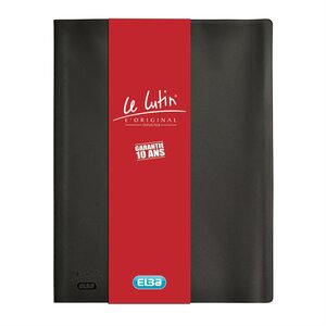 Protège-documents 'Le Lutin Original' PVC 30 Pochettes 60 Vues Noir ELBA