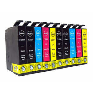 Pack de 10 cartouches compatibles T29XL pour imprimantes Epson