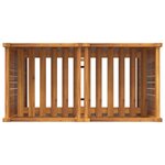 vidaXL Jardinière avec doublure 84x42x100 cm bois massif d'acacia