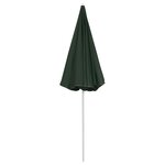 vidaXL Parasol de plage Vert 240 cm