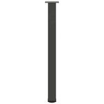 vidaXL Pieds de table de bar 4 pièces Anthracite 90-92 cm Acier