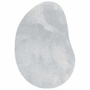 vidaXL Tapis de surface HUARTE Gris 120 x 170 cm Polyester