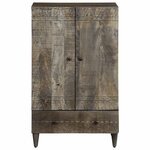 vidaXL Buffet 60x33x100 cm bois de manguier massif