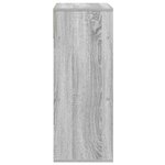 vidaXL Bibliothèque sonoma gris 66x31x80 cm bois d'ingénierie