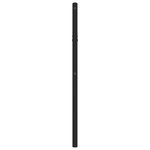 vidaXL Tête de lit métal noir 107 cm