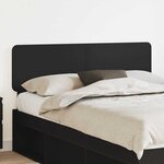 vidaXL Tête de lit Chêne noir 160 cm Bois d'ingénierie