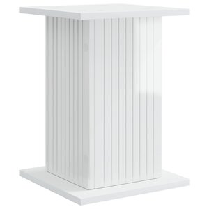 vidaXL Support de Plante Blanc brillant 30 5 x 30 x 43 cm